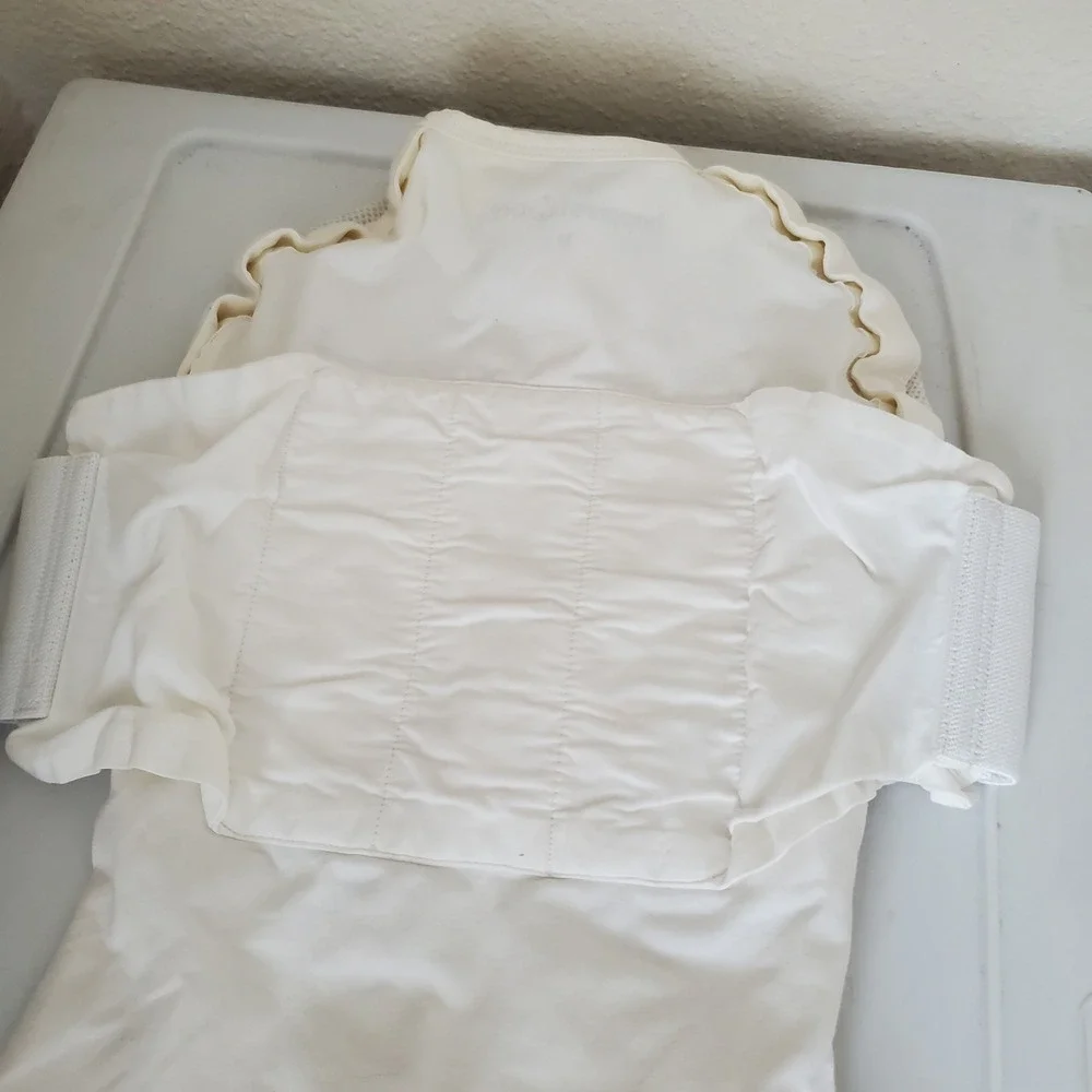Happiest Baby SNOO Sack Organic Cotton Swaddle Ivory White Size Medium M 12-18lb